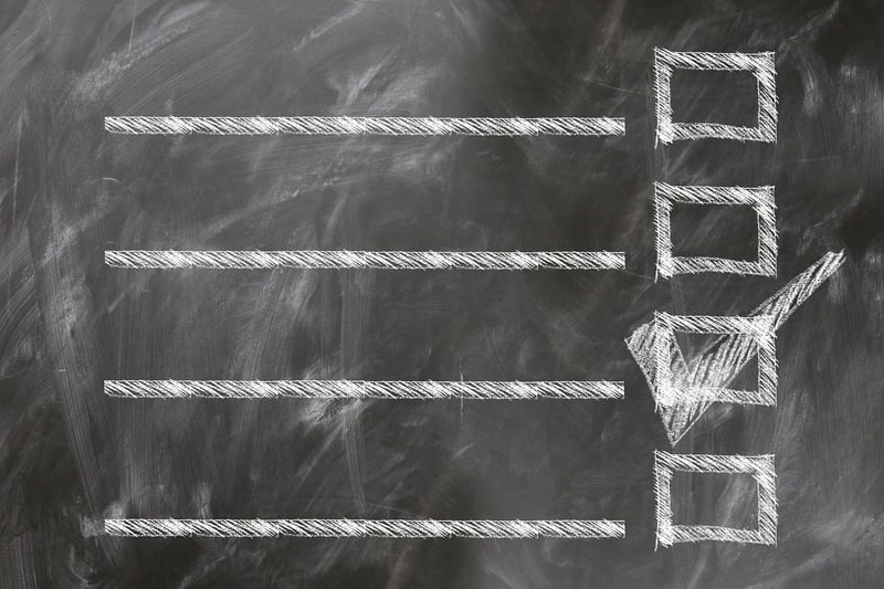 Equipment Checklist
